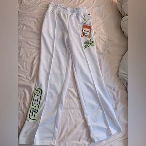 White Fubu Pant! Size M